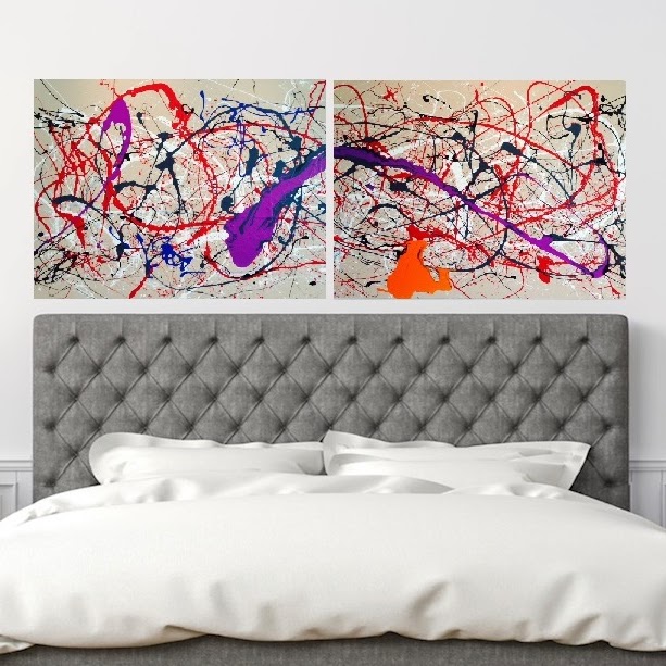 Twin Currents (Diptych)