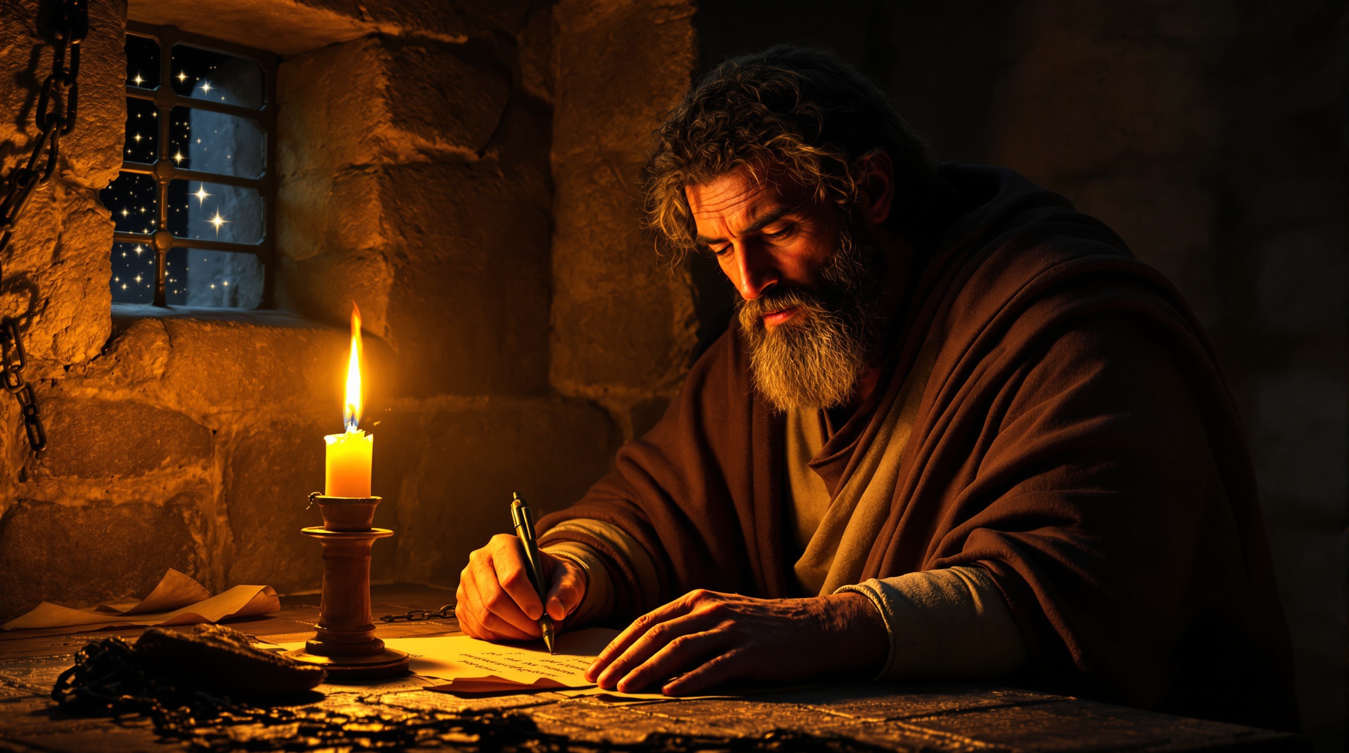 Paul writing from prison
