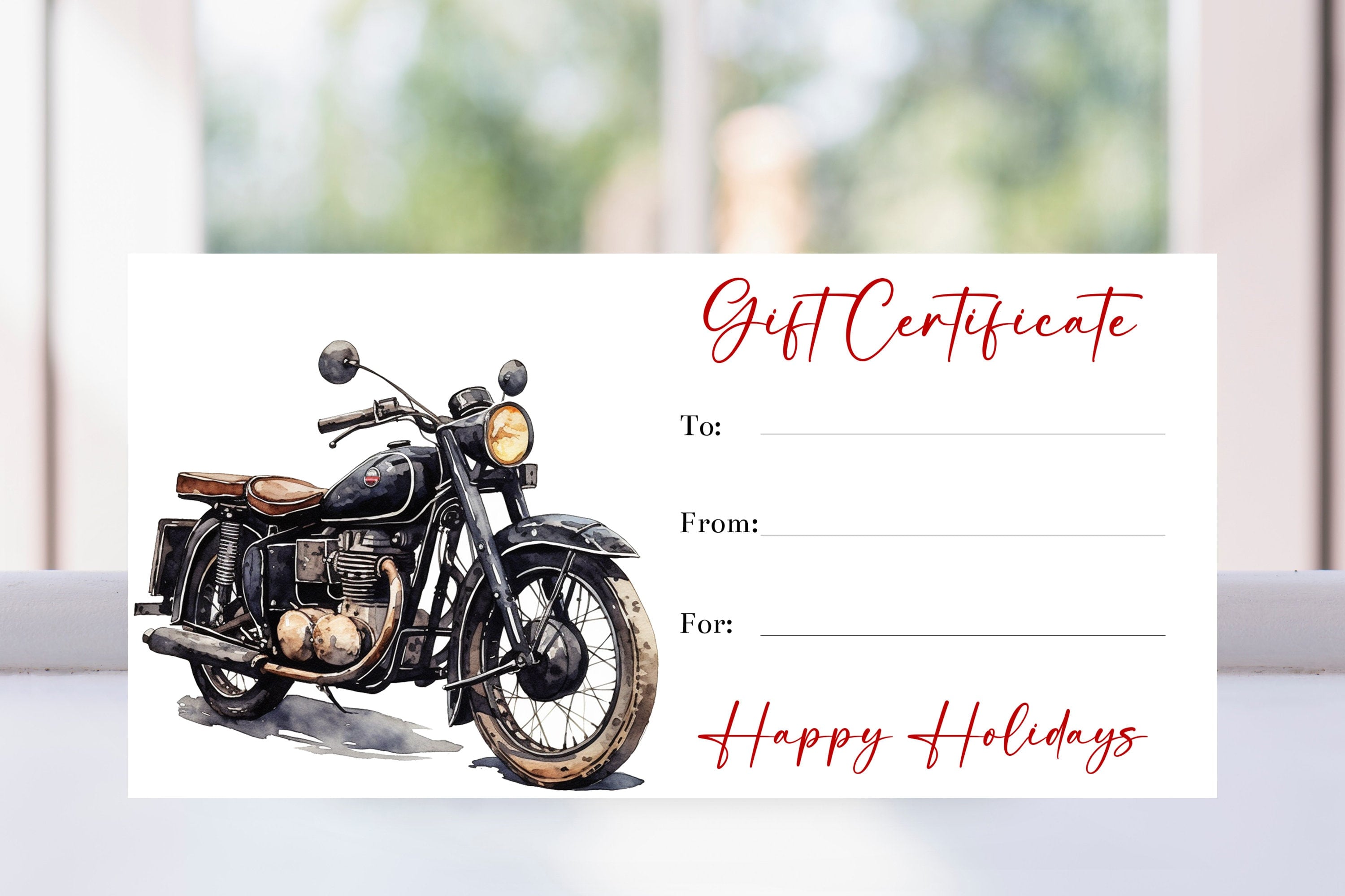 Gift vouchers