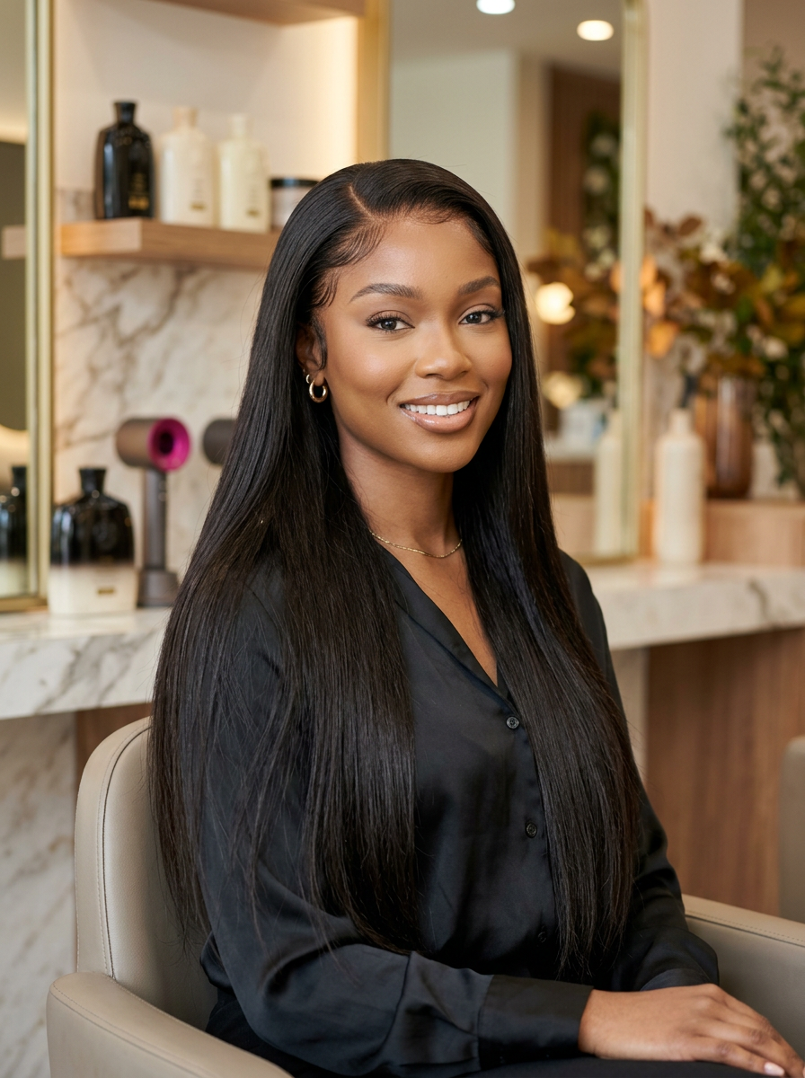 Glueless HD Lace Straight — custom wig at Experience You Salon & Suites