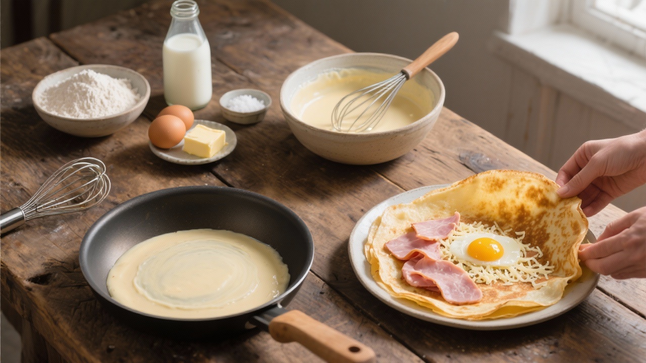 Crêpes Salées : La Recette Parfaite et Ses Meilleures Garnitures 2 Recette crêpe salée sont bien plus qu’un simple plat