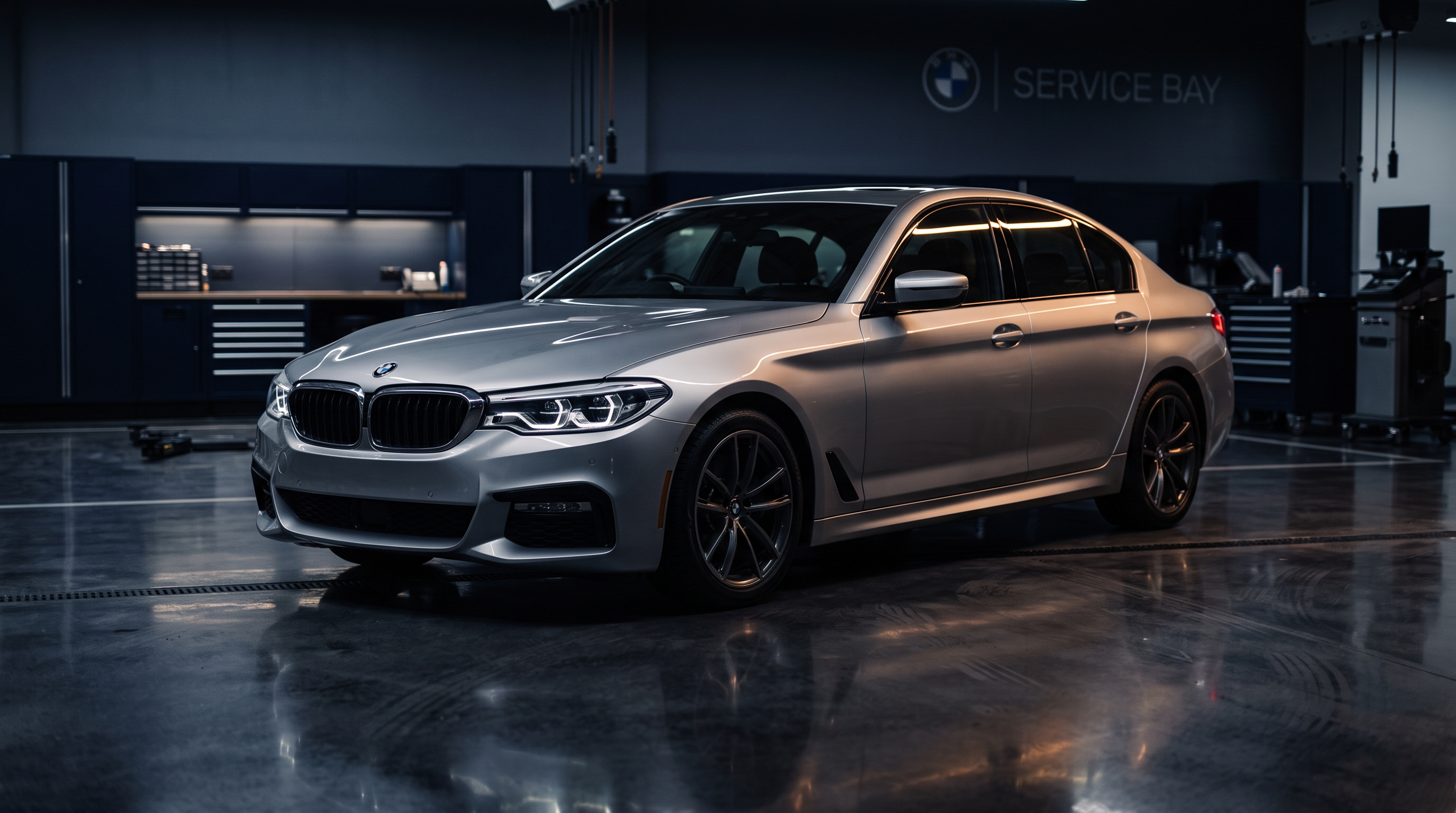 Ankara BMW özel servis M Teknik - servis alanında BMW 5 Serisi