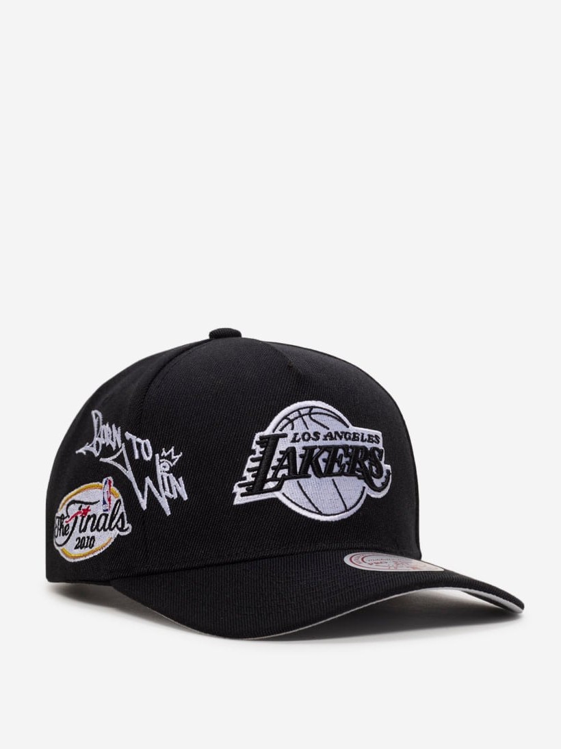 LA Lakers Black/White Snapback Hat