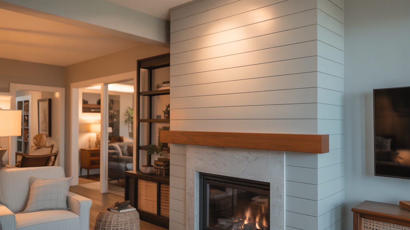 Feature Wall & Trim – Liberty Lake