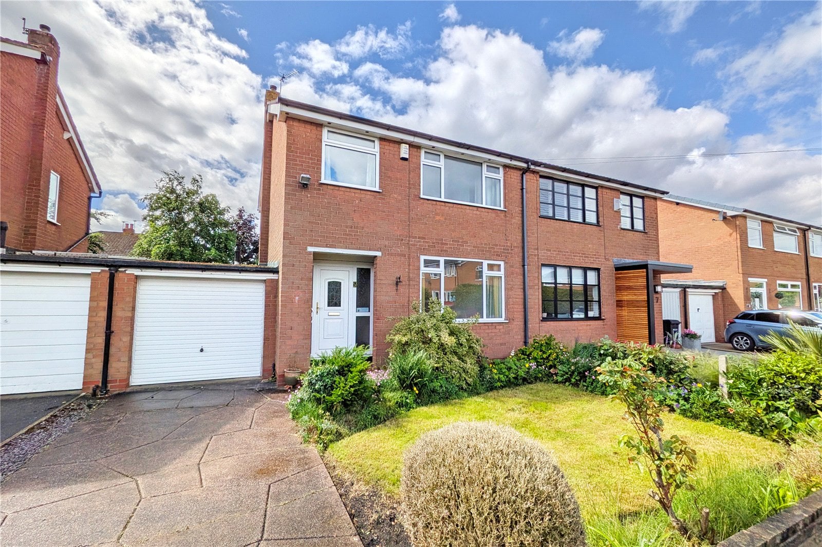 Well-maintained UK semi-detached house