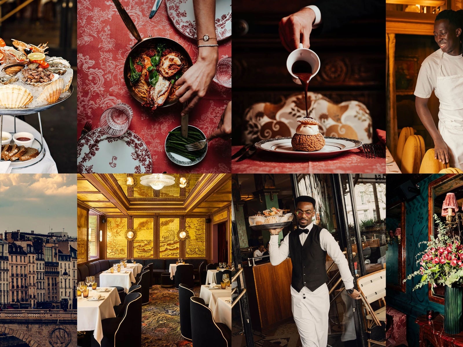 Buffet setup at event