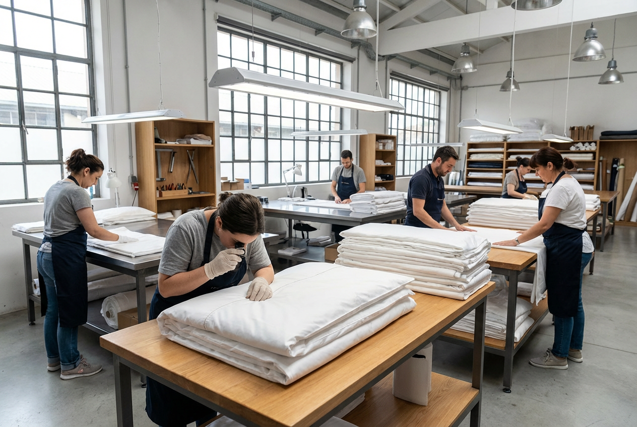 Atelier textile professionnel