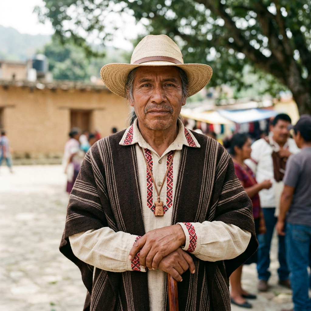 Retrato de Sr. Bacilio Vásquez Cruz, Promotor del proyecto YOLLOTL