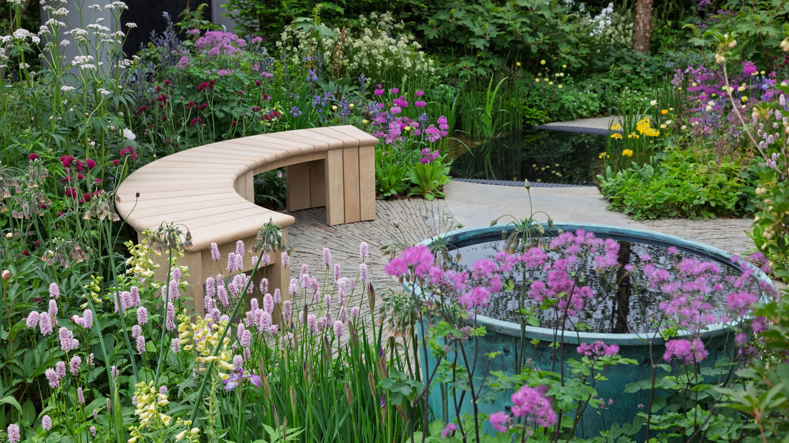 Professional landscaping work