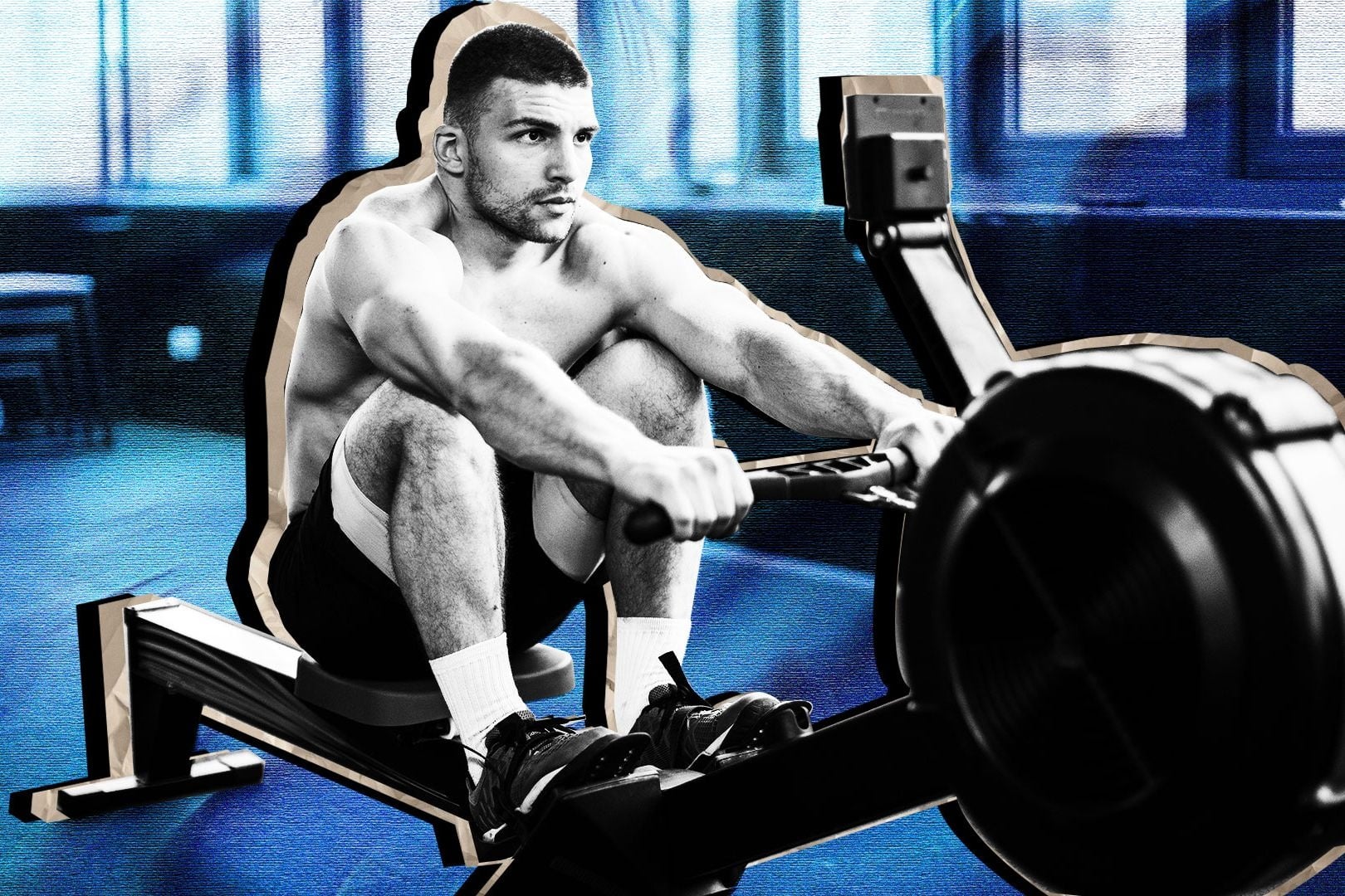 HYROX Rowing training station