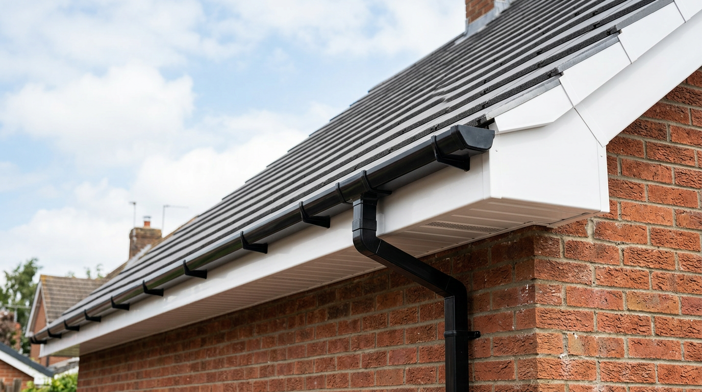 New white fascias, soffits and guttering