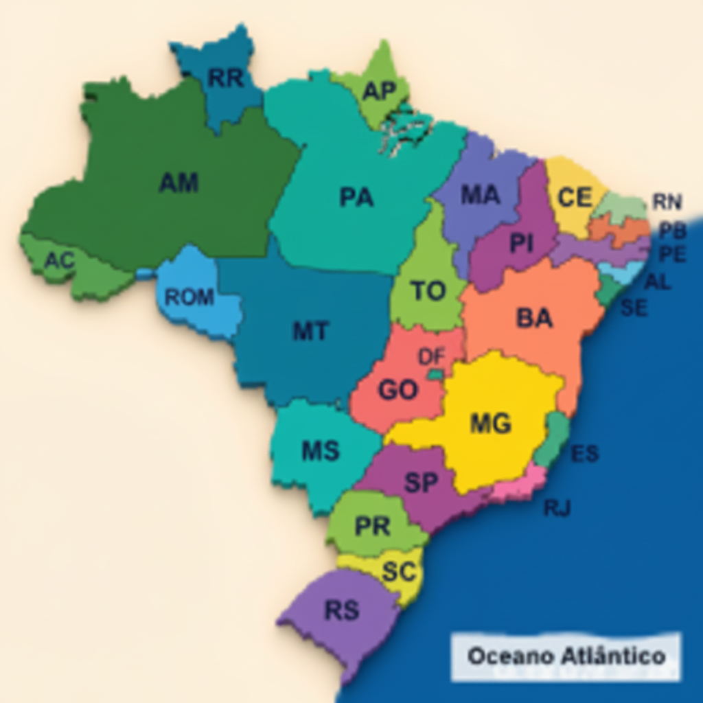 Mapa do Brasil