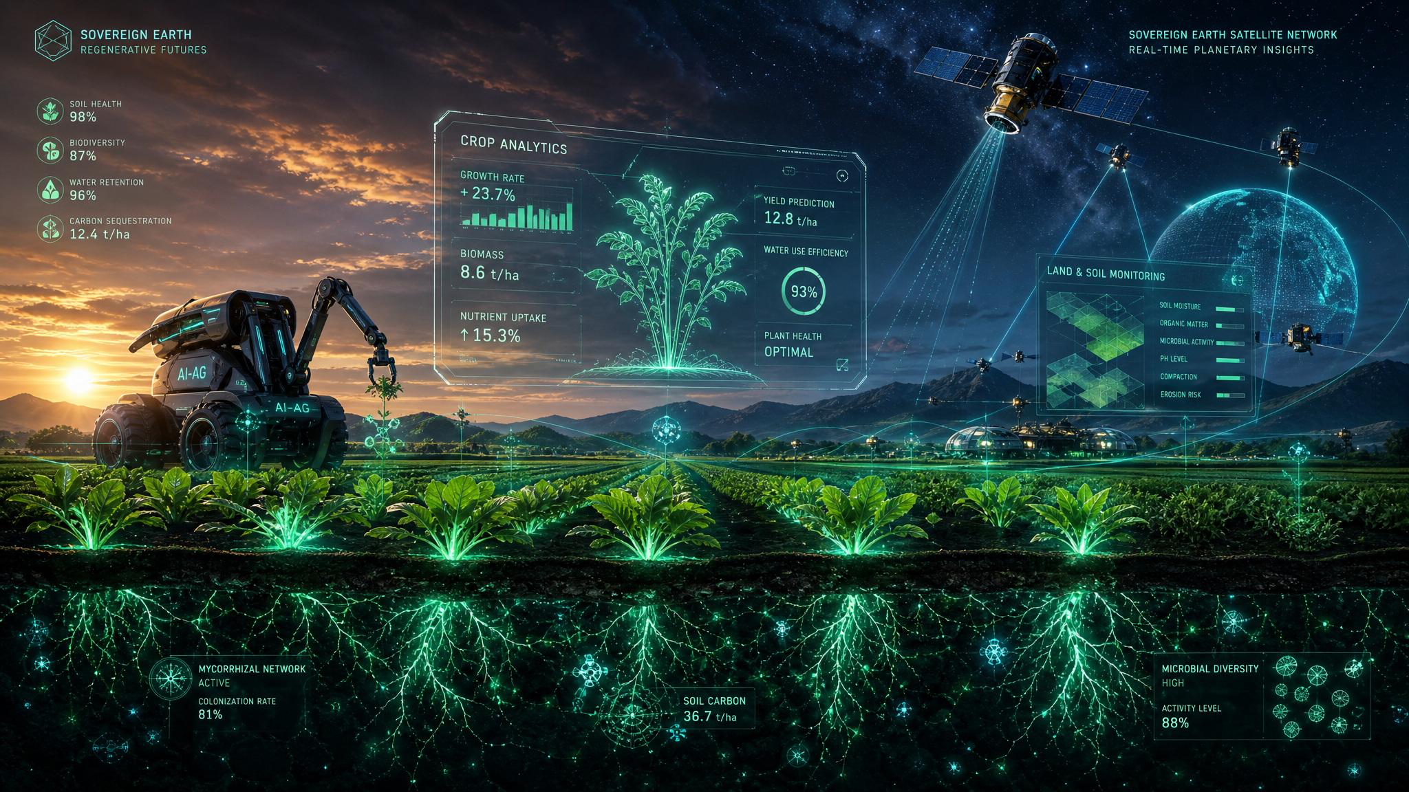 Regenerative Intelligence: AI-Driven Agriculture and the Sovereignty of Soil