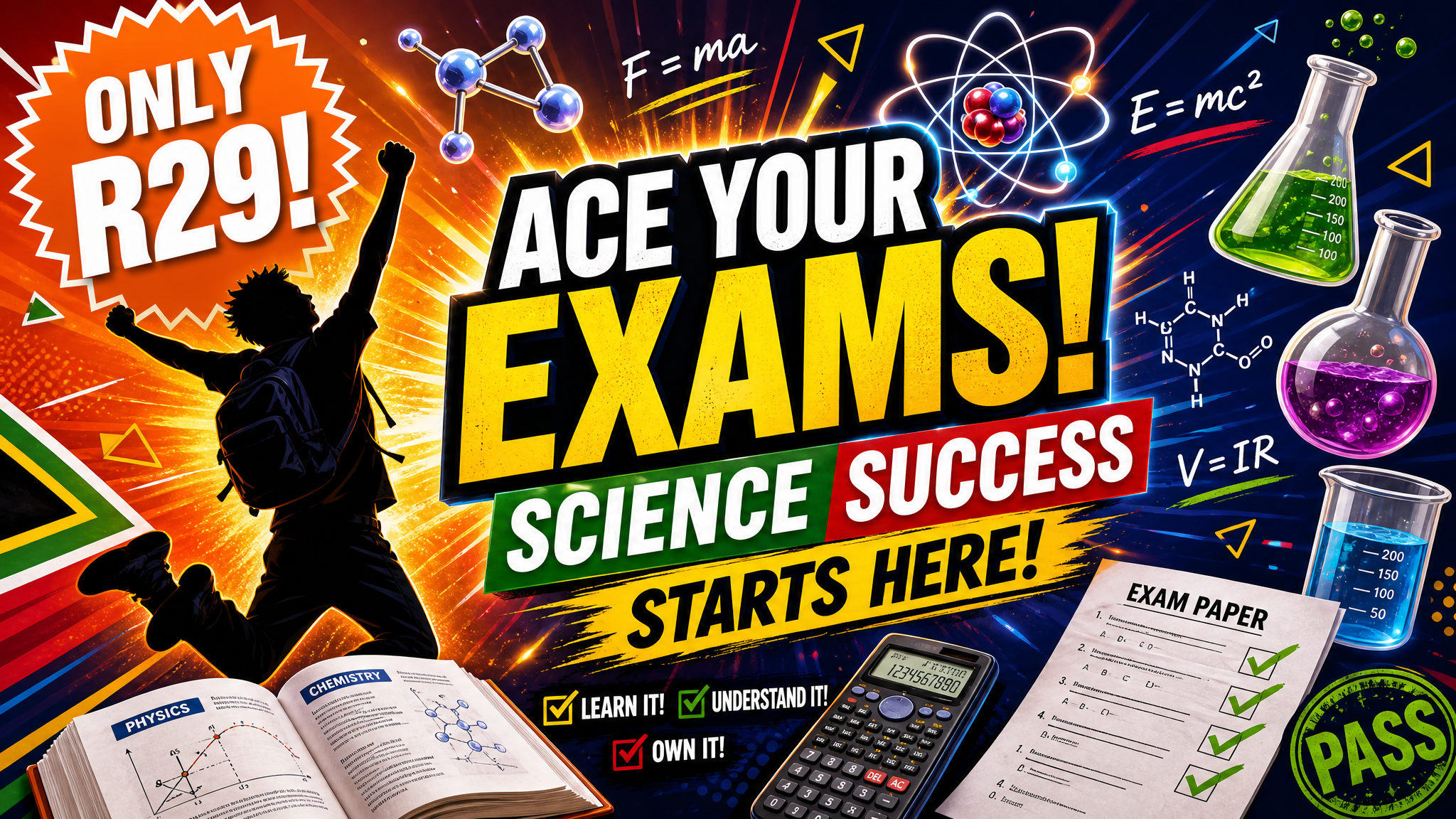SA Grade 12 Physical Science Exam Prep Kit 2026