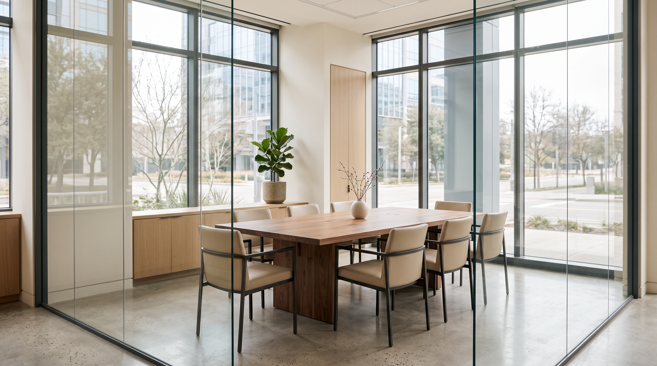 Meeting rooms in a KioskMate virtual office