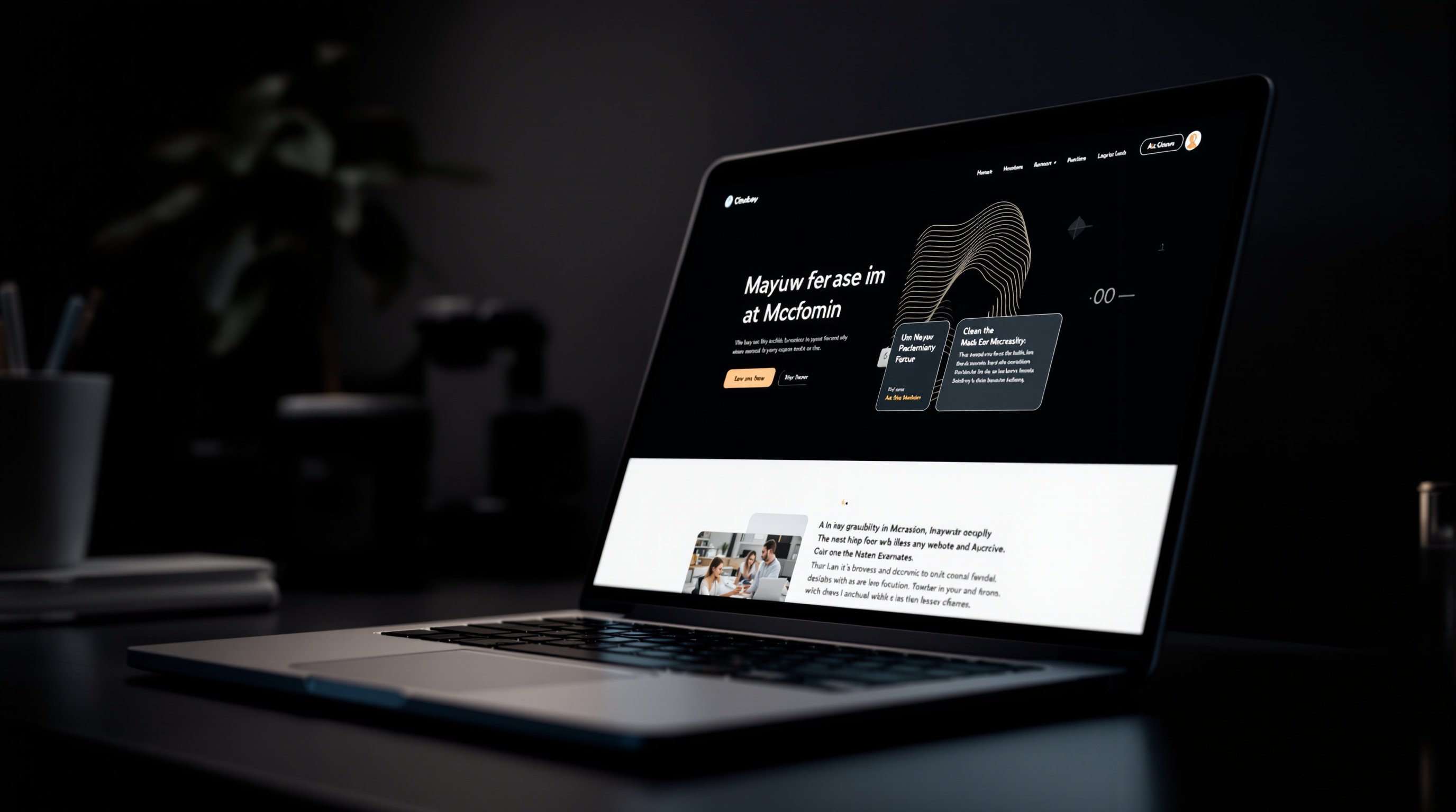 Website Design - One-page experience built for clarity and conversion