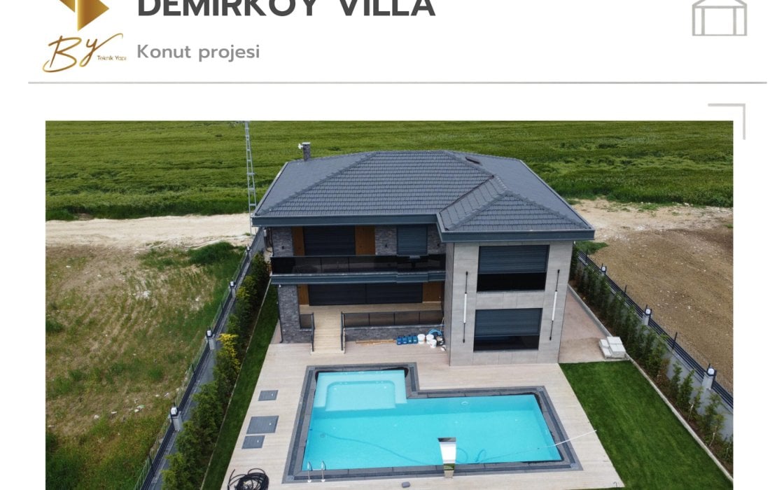 Demirköy Villa Yapımı (E.D.) projesi