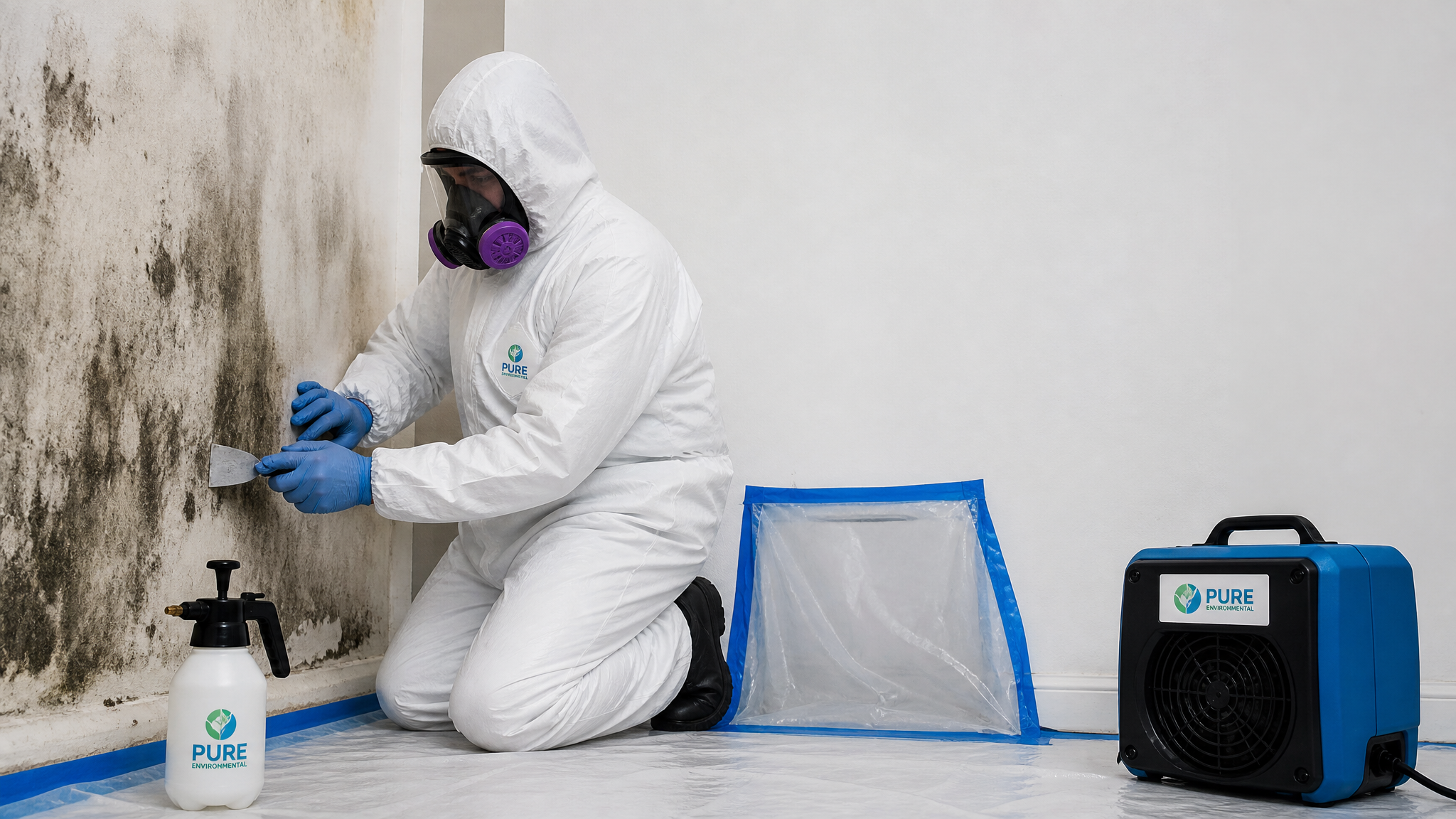 Mold Remediation professionals on the job in Mesa, AZ