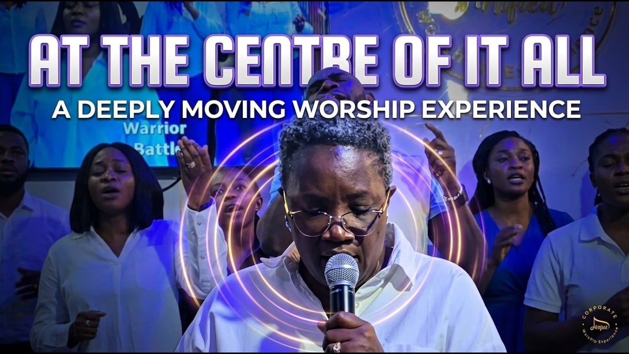 Hands raised in worship