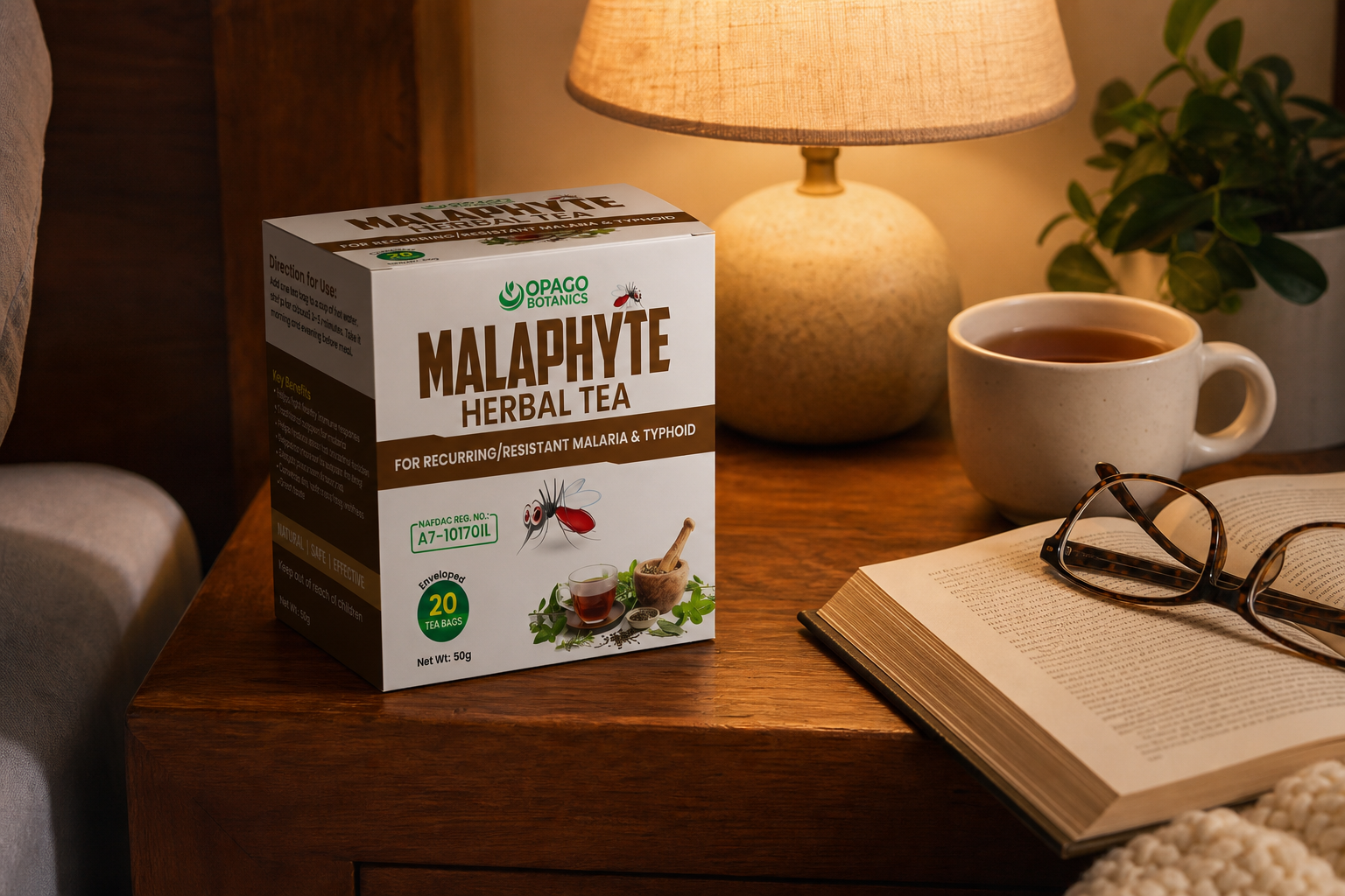 Malaphyte in cozy setting