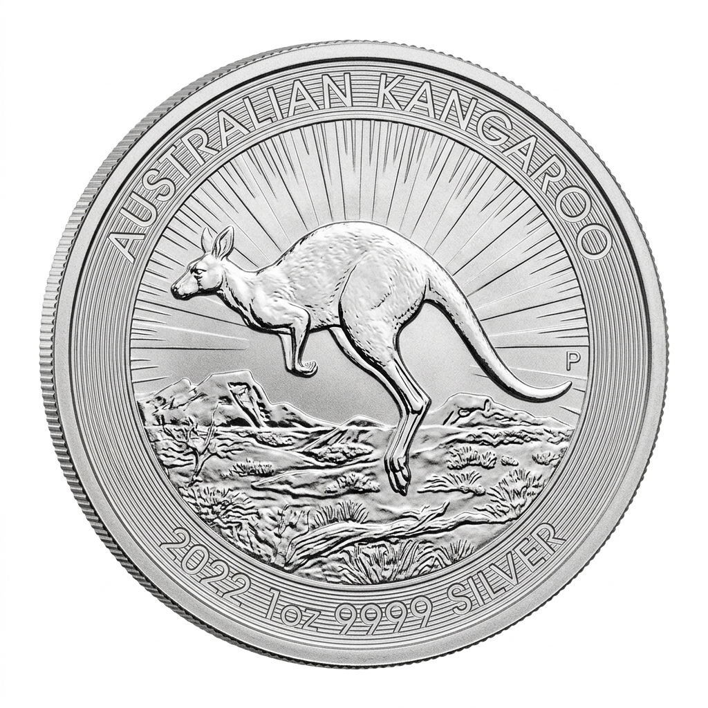 Perth Mint 1 oz Kangaroo 2022 Silver Coin