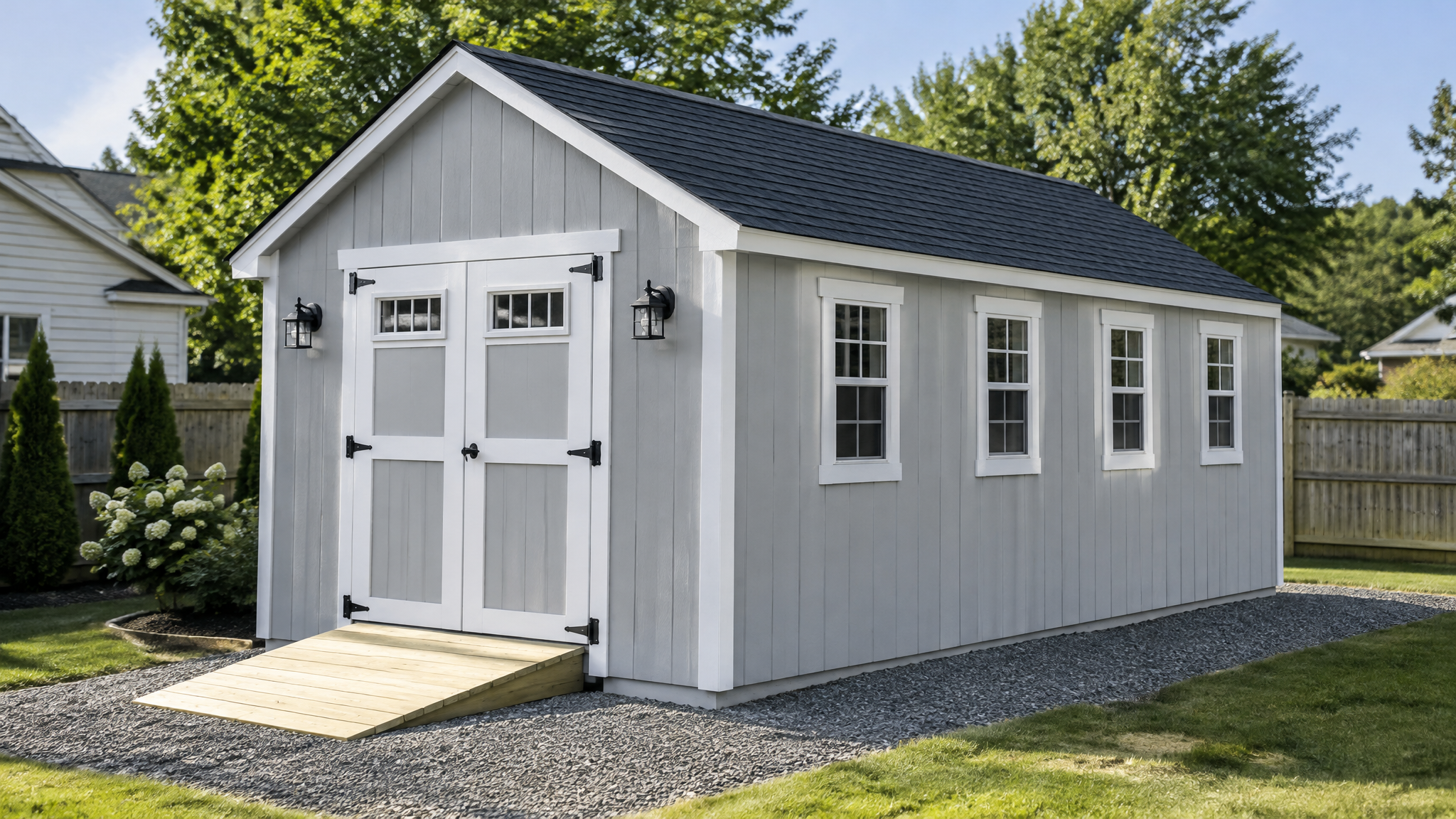 Workshop barn built by Waterloo Structure for Chester County PA