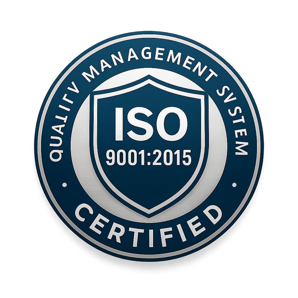 ISO 9001:2015 Certified