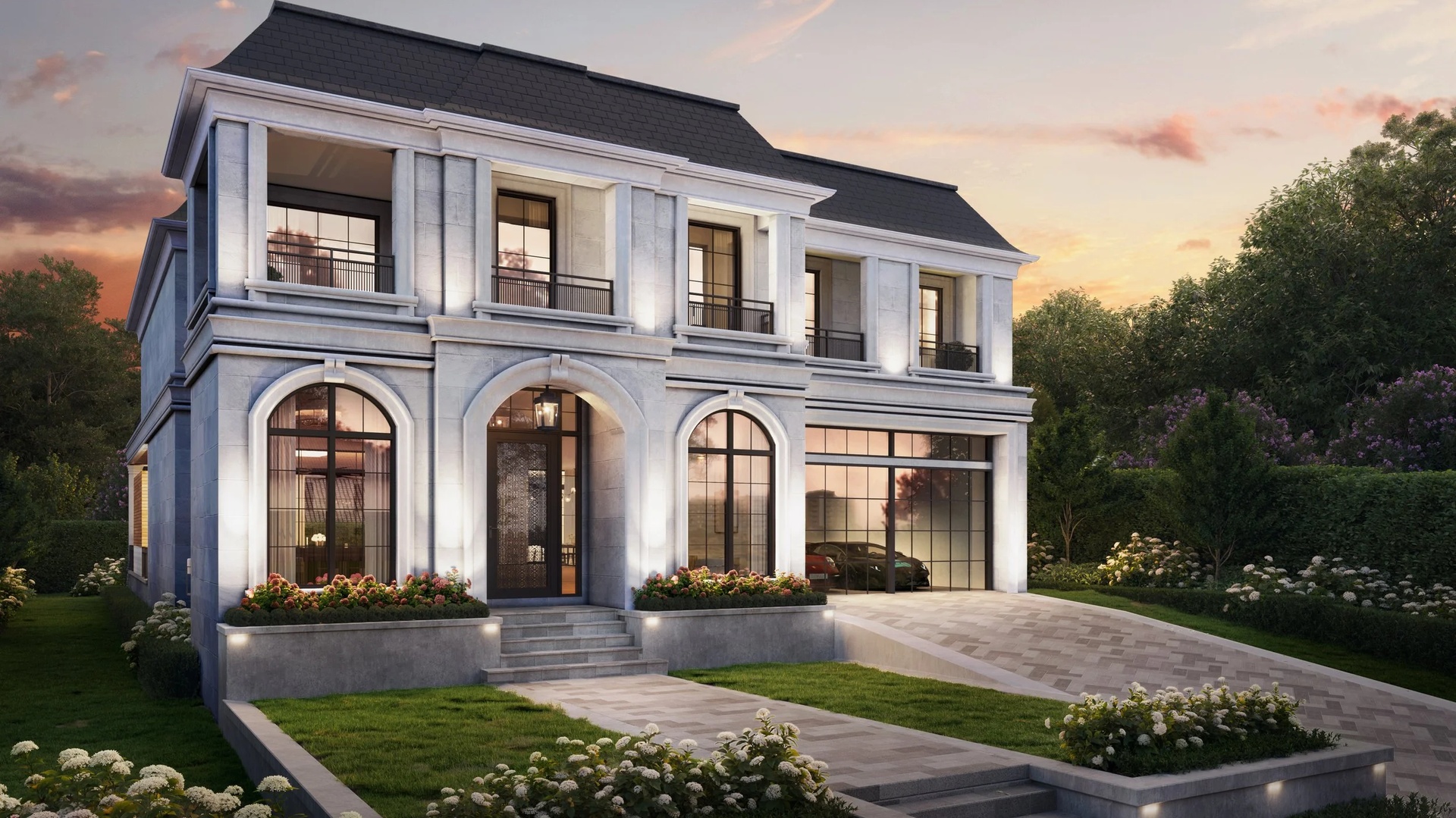 Modern home construction in Miami