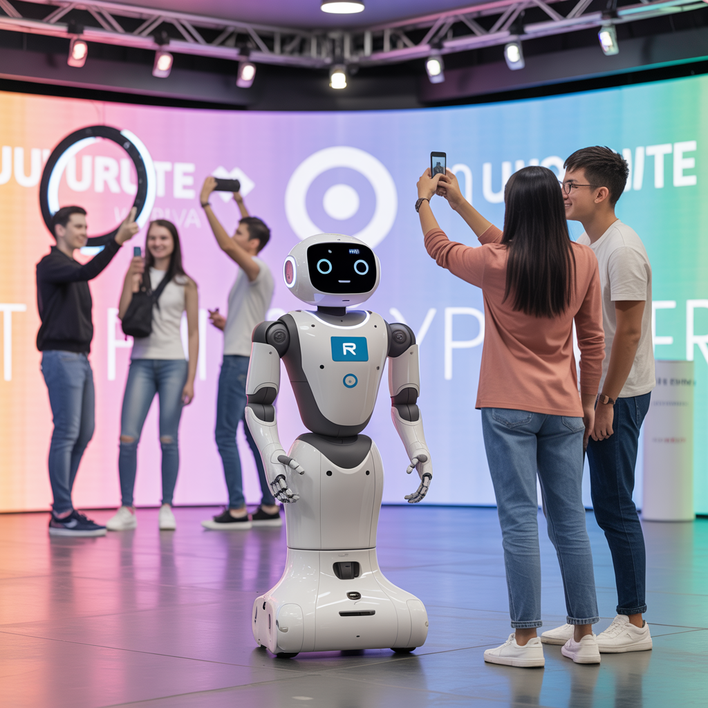 Unitree R1 in action at event