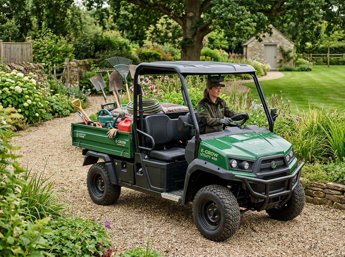 Véhicule entretien de jardin