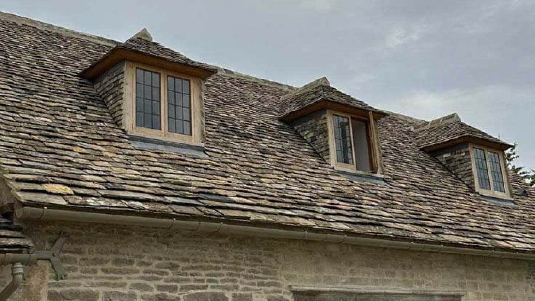 UK stone cottage with quality slate roof