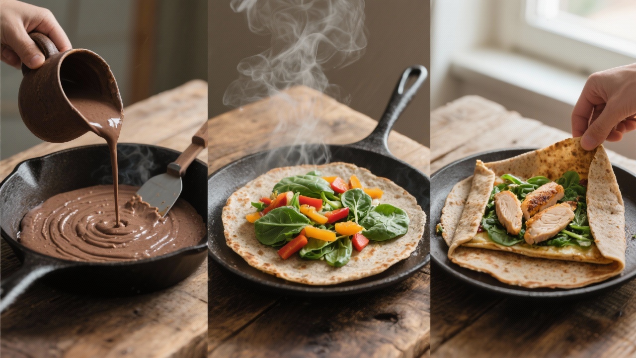 véritable galette de sarrasin poulet  de grand-mère
