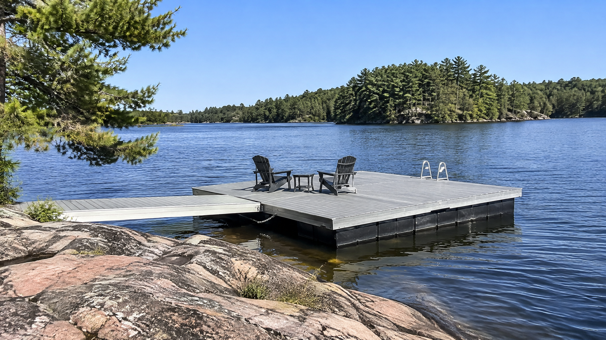 Completed deck project in Muskoka 3