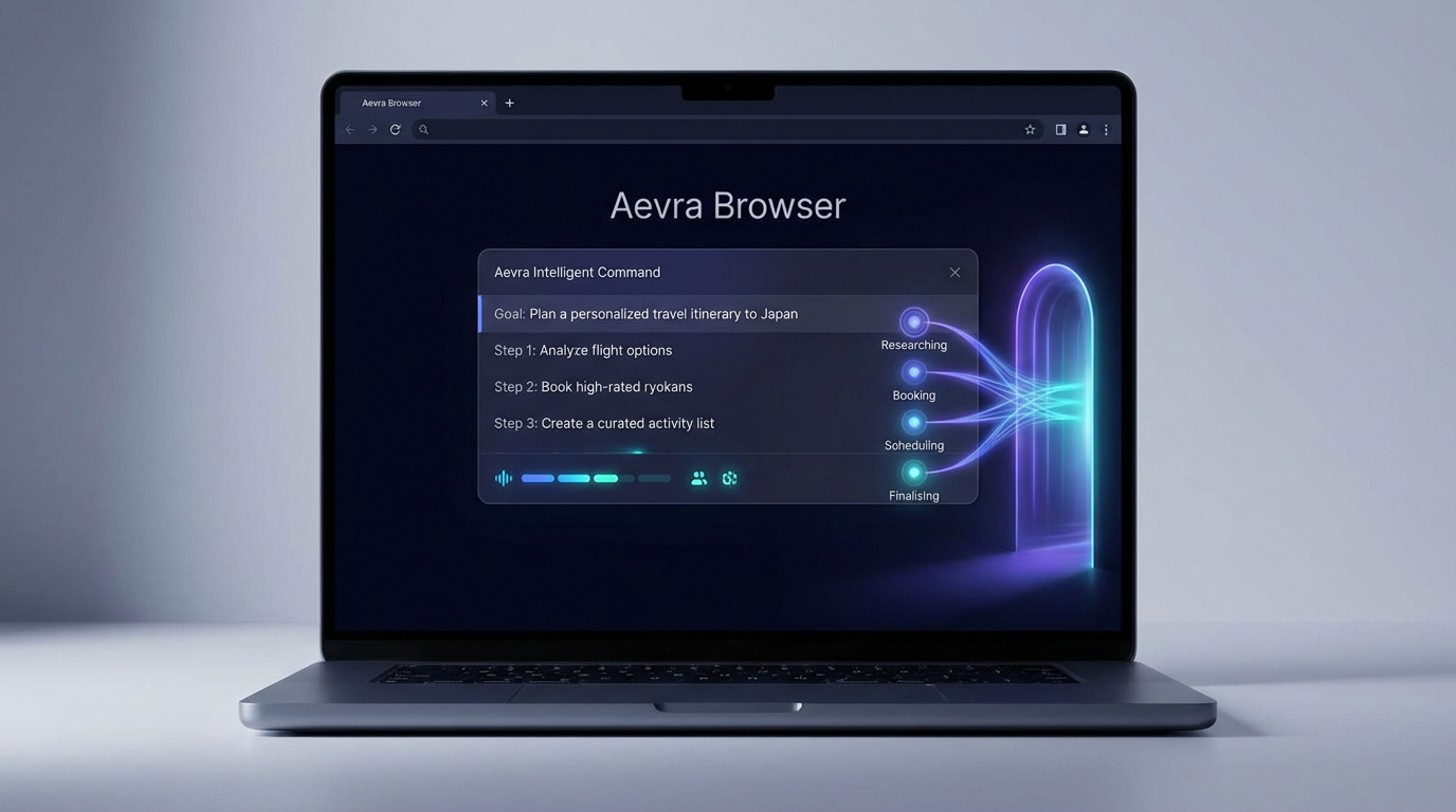 Goal-Based Commands - Aevra Browser Feature Demonstration
