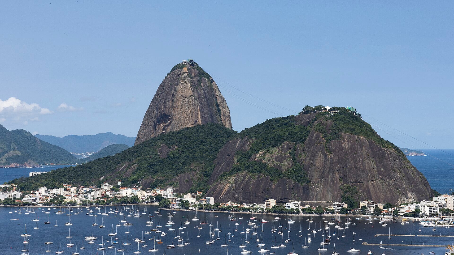 Sugarloaf Mountain over Rio de Janeiro