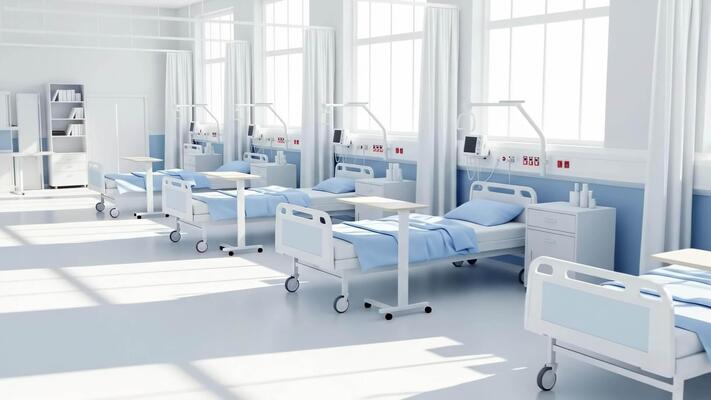 Ambiente hospitalar moderno