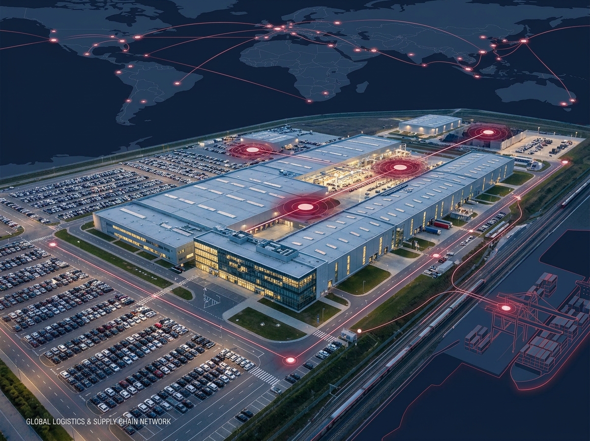 Global automotive manufacturing and supply chain network