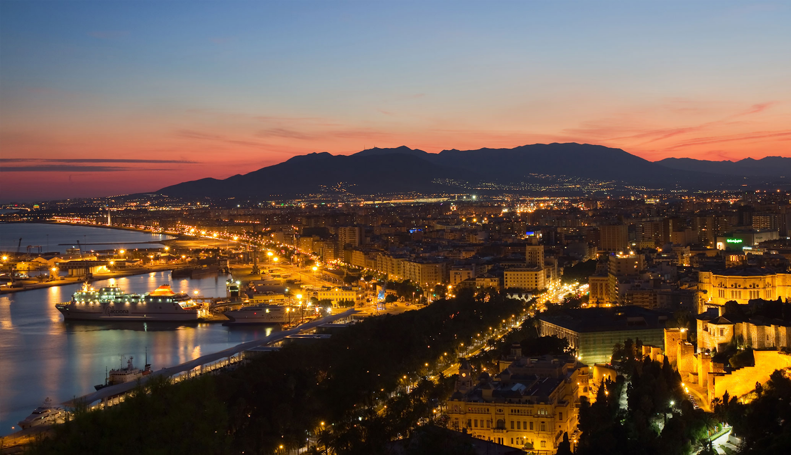 Zonsondergang Costa del Sol