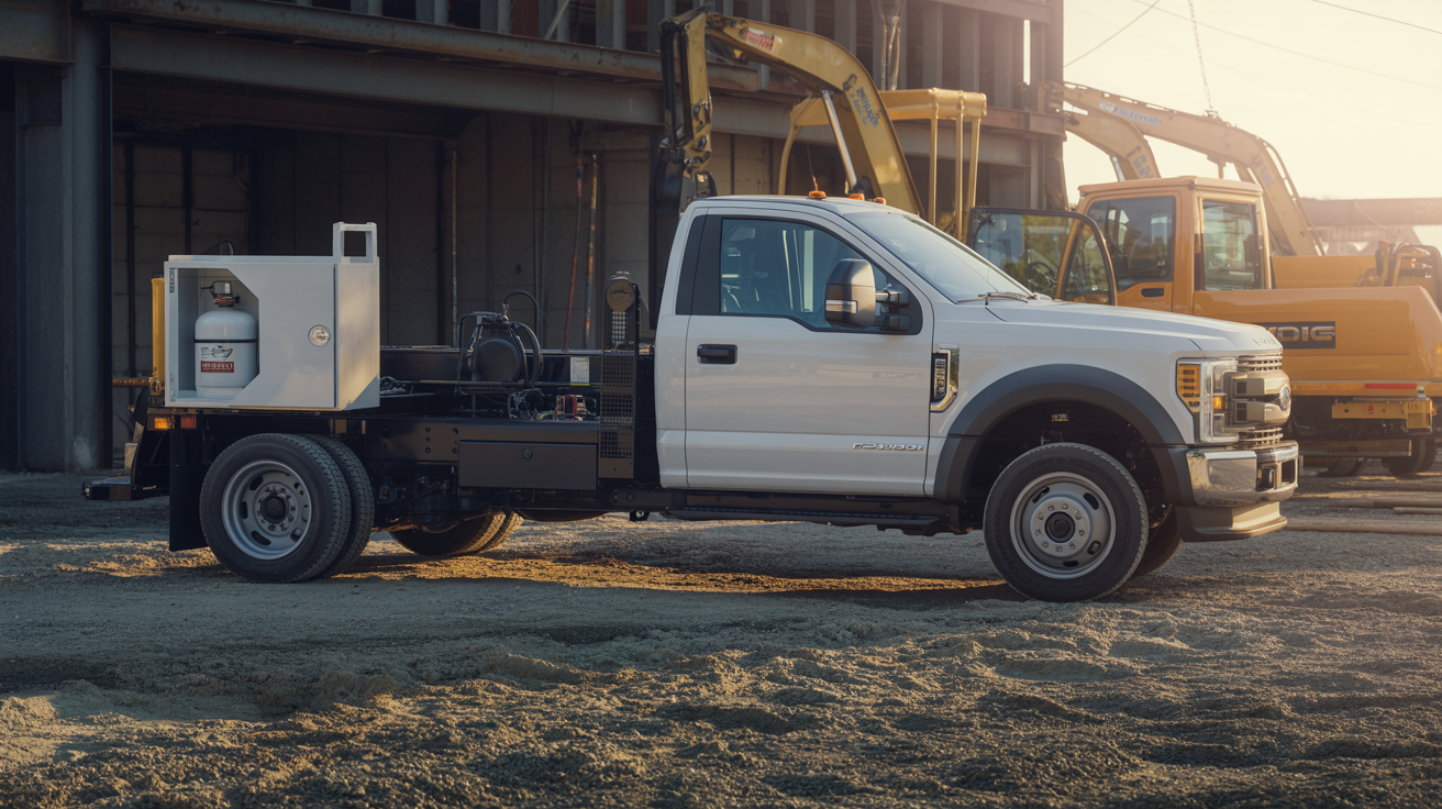 Ford F-550 Fuel Door Lock Options for Service Trucks