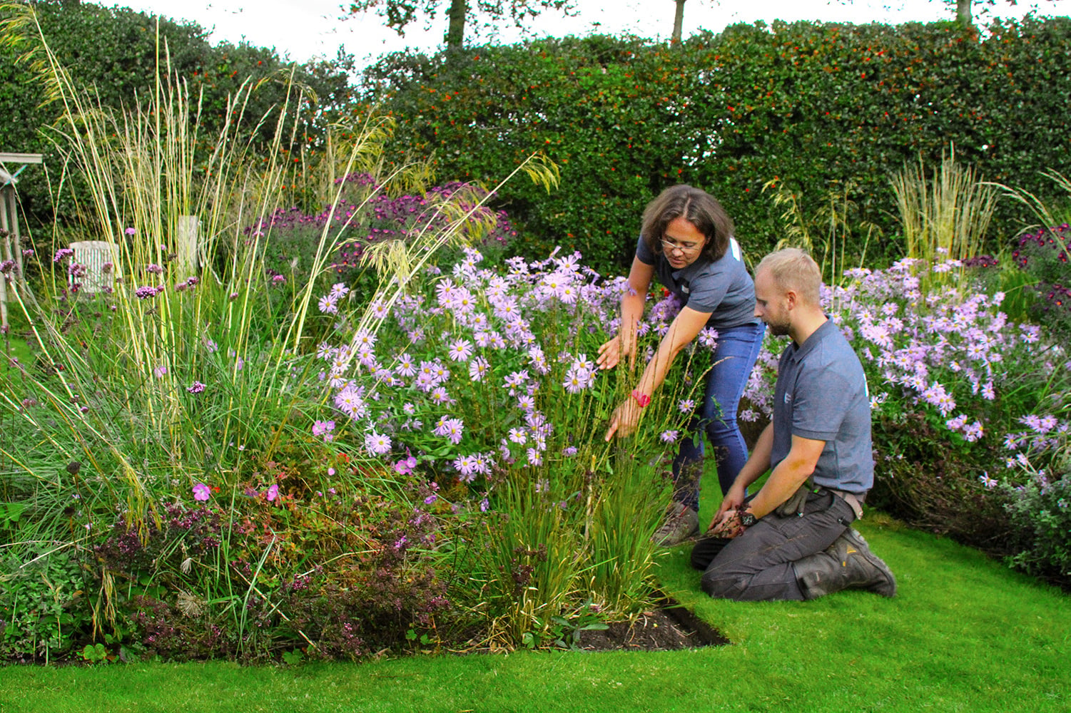 F Doran landscaping team at work
