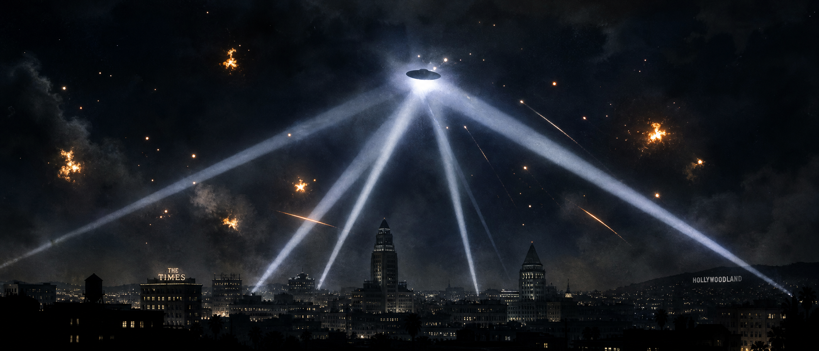 The Battle of Los Angeles: The Night the Searchlights Caught Something Impossible