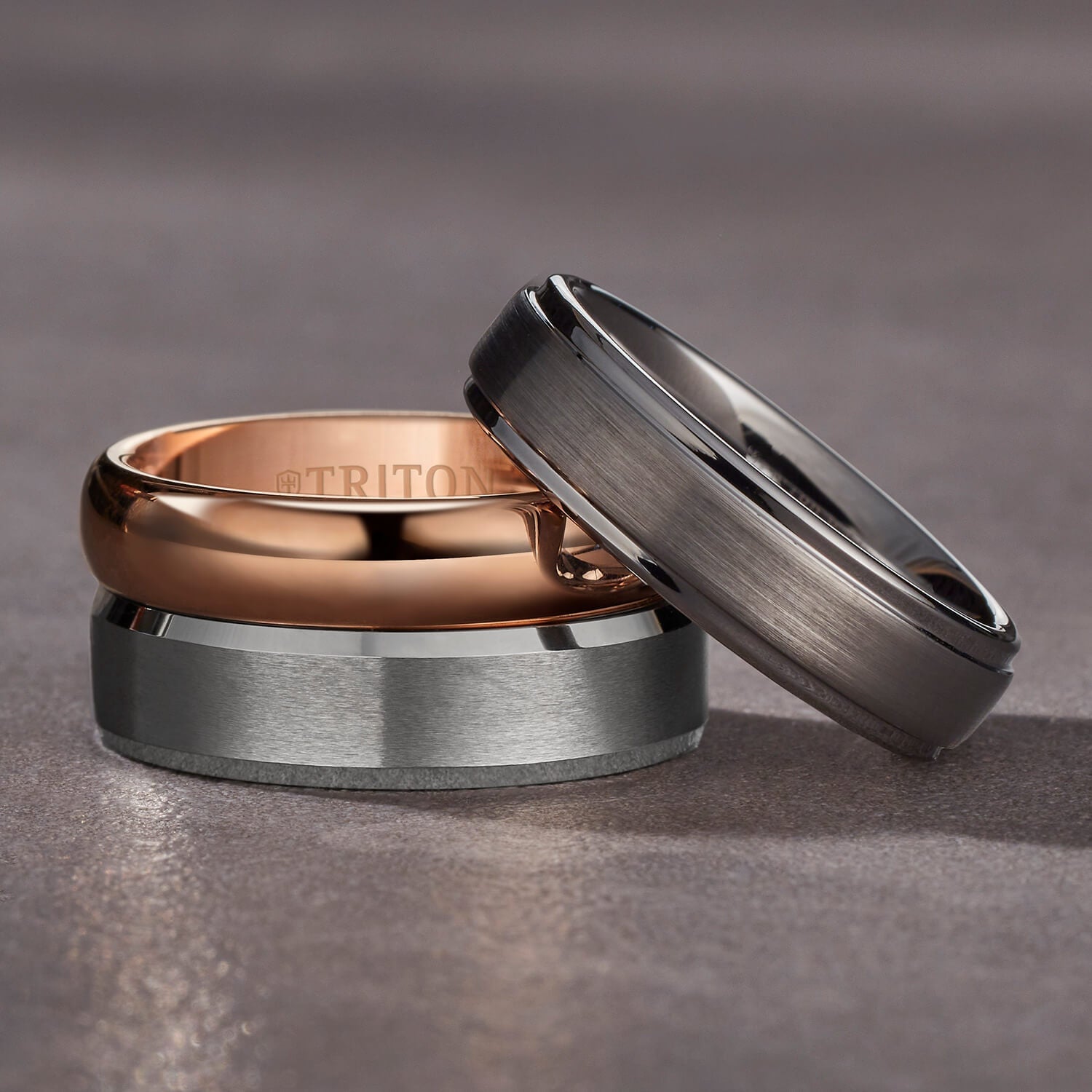 Tungsten Carbide ring material showing its distinctive appearance and finish