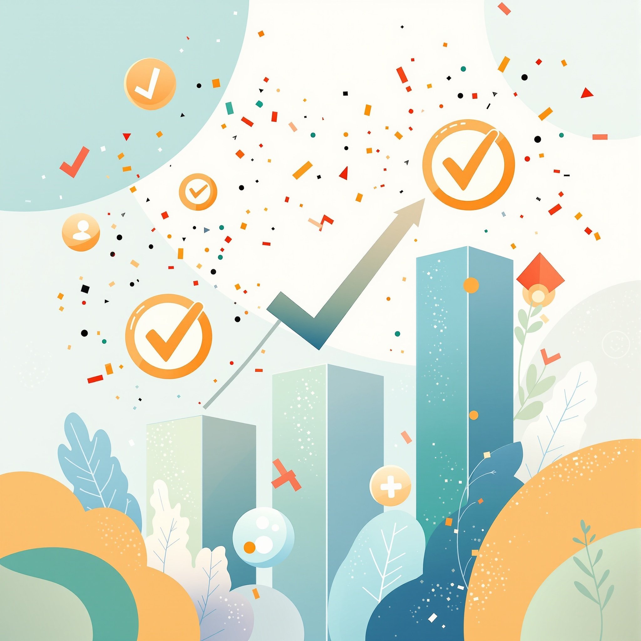 Celebración de éxito