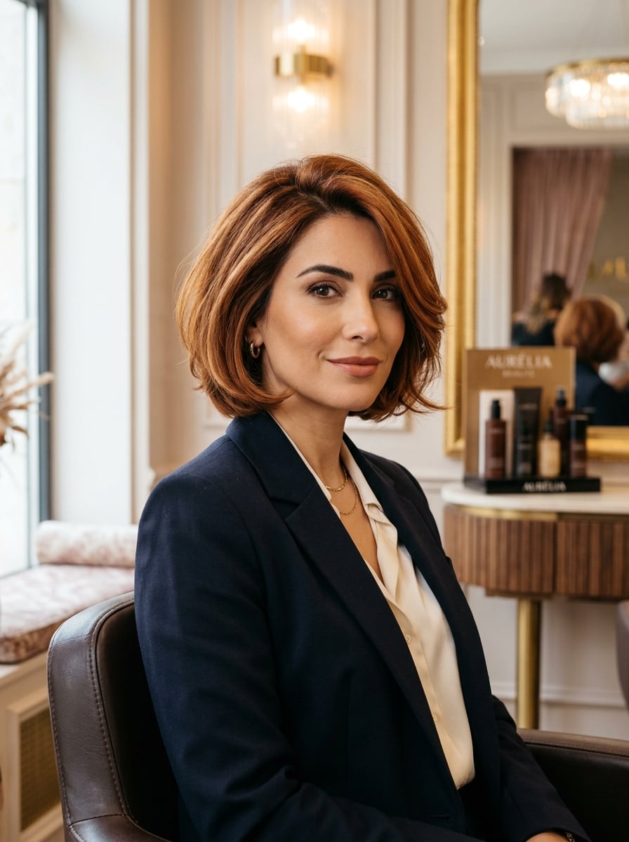 Corte feminino moderno e elegante