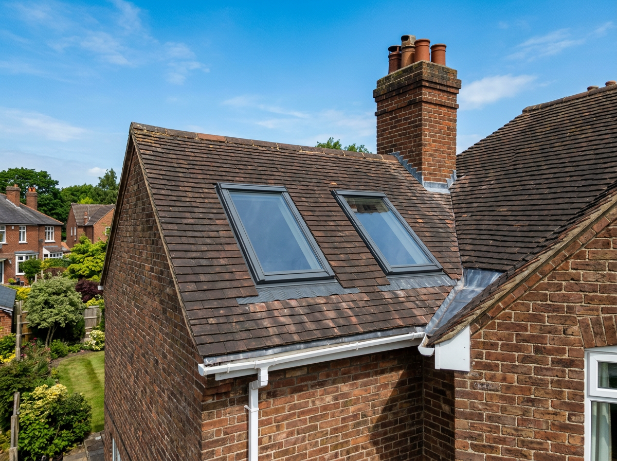 Velux & Roof Lights on a UK home by Aviator Roofing Ltd