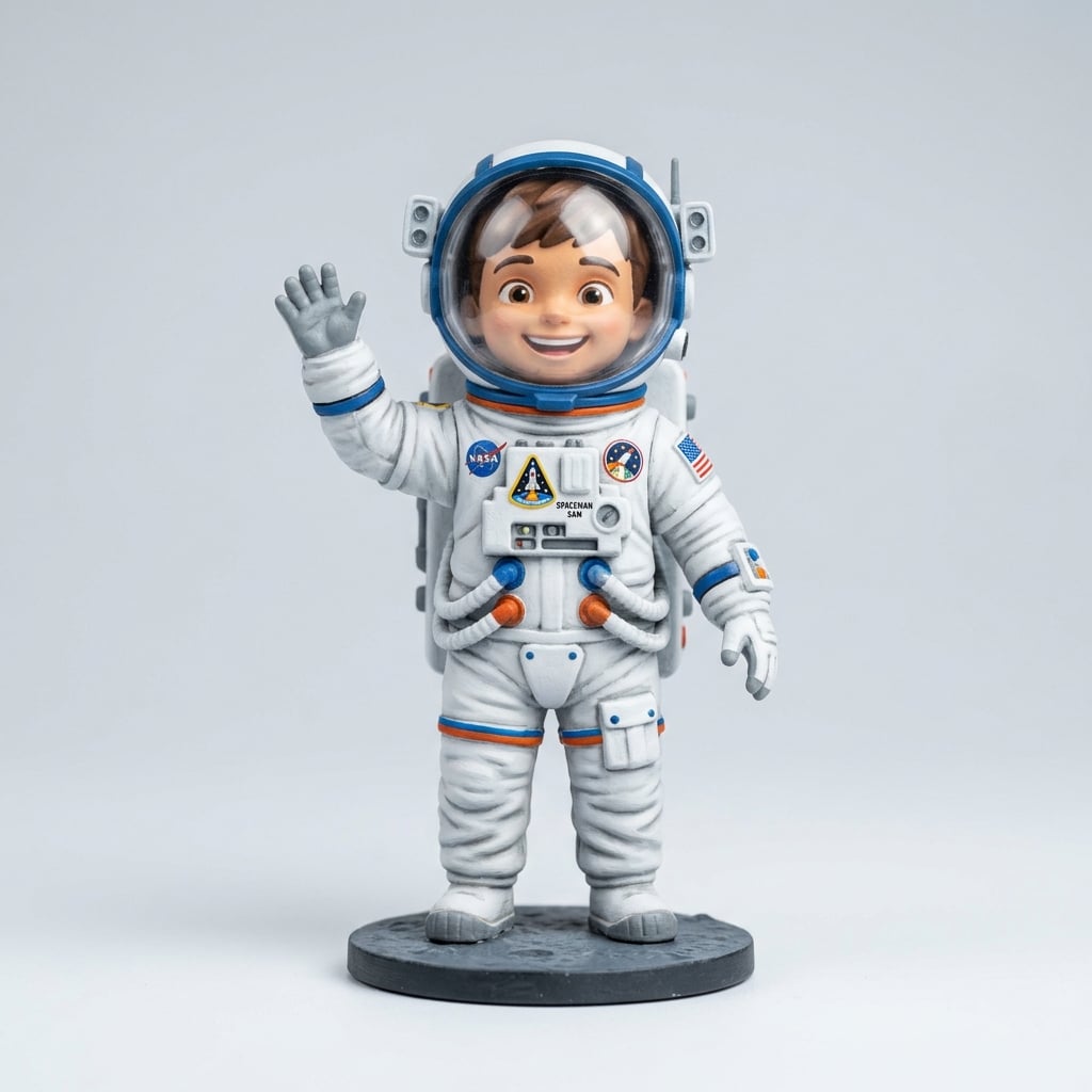 Min søn som astronaut