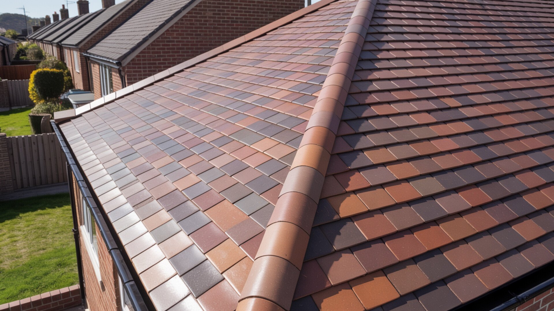 Modern Tile Roof Installation
