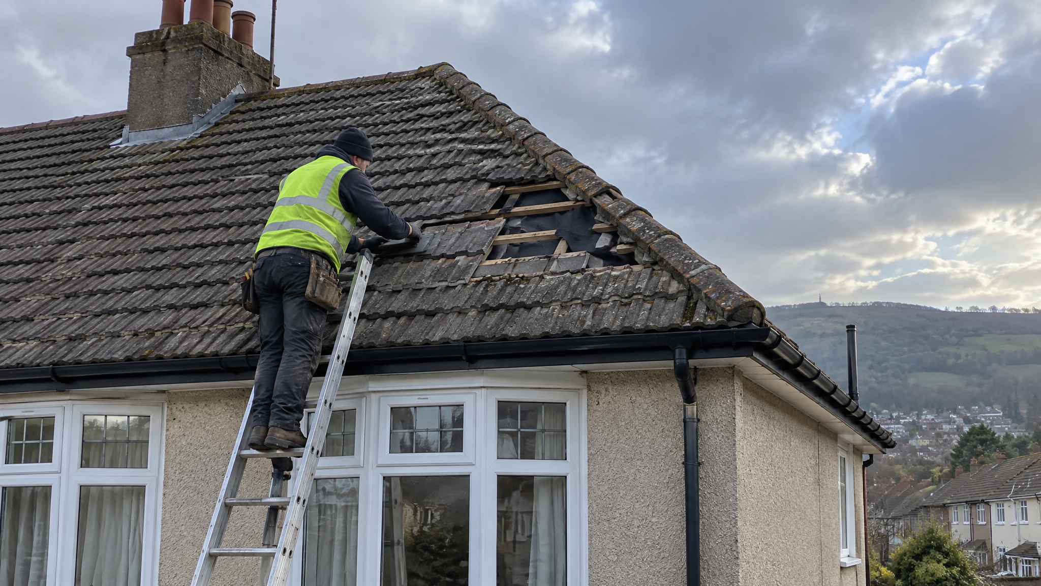 Roof Repairs project 2 in Cardiff