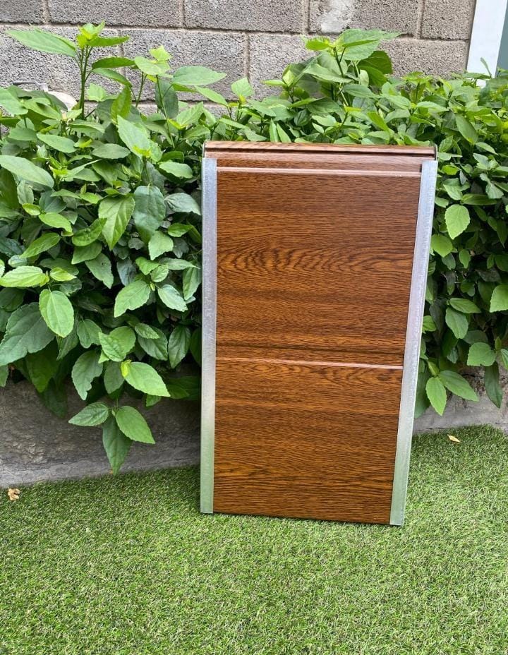 Panel Roble Liso para puerta seccional