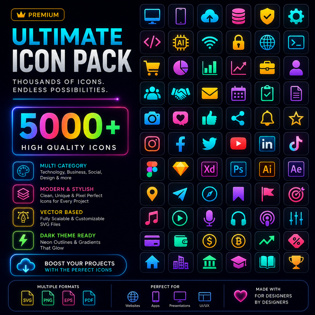 Ultimate Icon Pack 5000+